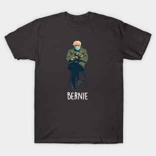 Bernie Sanders With Mittens T-Shirt